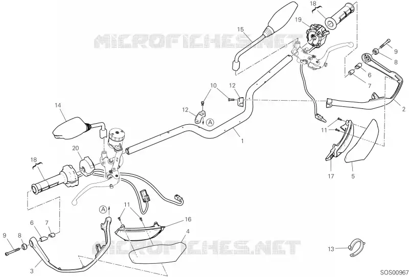 GUIDON Ducati Moto Hypermotard 2024 Hypermotard 950 SP  Hypermotard 950 SP