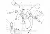 GUIDON  Monster ducati-moto 2002 Monster 620 IE 1204