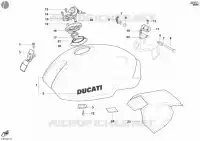RESERVOIR D'ESSENCE  Monster ducati-moto 2002 Monster 620 IE 1213