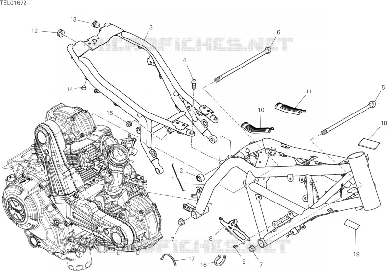 CADRE Ducati Moto Scrambler 2025 Scrambler 800 Icon Dark Next-Gen  Scrambler 800 Icon Dark Next-Gen