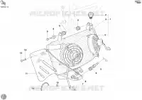 RADIATEUR D'EAU pour Ducati Monster S4 Fogarty 2002