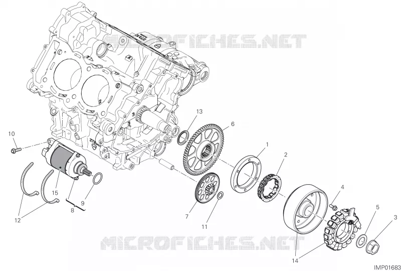 DEMARREUR ELECTRIQUE ET ALLUMAGE Ducati Moto Multistrada 2025 Multistrada V4 S Radar  Multistrada V4 S Radar