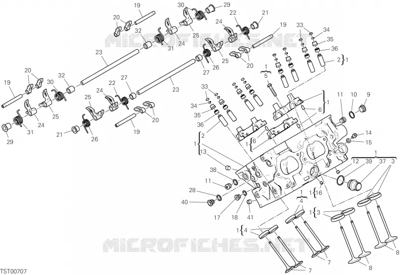 CULASSE ARRIERE Ducati Moto Superbike 2025 Panigale V4 S  Panigale V4 S