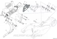 AMORTISSEUR ARRIERE pour Ducati PANIGALE V2 BULEGA 2023 WORLD CHAMPION REPLICA 2025
