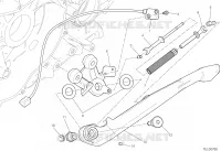 BEQUILLE LATERALE pour Ducati PANIGALE V2 BULEGA 2023 WORLD CHAMPION REPLICA 2025