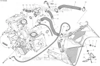 CIRCUIT DE REFROIDISSEMENT pour Ducati PANIGALE V2 BULEGA 2023 WORLD CHAMPION REPLICA 2025
