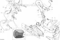 COLLECTEUR D'ECHAPPEMENT pour Ducati PANIGALE V2 BULEGA 2023 WORLD CHAMPION REPLICA 2025