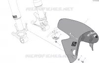 GARDE BOUE AVANT pour Ducati PANIGALE V2 BULEGA 2023 WORLD CHAMPION REPLICA 2025