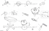 OUTILS SPECIAUX POUR MAINTENANCE (MOTEUR) pour Ducati PANIGALE V2 BULEGA 2023 WORLD CHAMPION REPLICA 2025