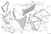 RADIATEUR D'EAU pour Ducati PANIGALE V2 BULEGA 2023 WORLD CHAMPION REPLICA 2025