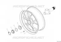 ROUE ARRIERE pour Ducati PANIGALE V2 BULEGA 2023 WORLD CHAMPION REPLICA 2025