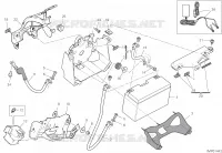 SUPPORT BATTERIE pour Ducati PANIGALE V2 BULEGA 2023 WORLD CHAMPION REPLICA 2025