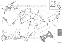 SUPPORT BATTERIE pour Ducati PANIGALE V2 BULEGA 2023 WORLD CHAMPION REPLICA 2025