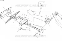 SUPPORT DE PLAQUE D'IMMATRICULATION pour Ducati PANIGALE V2 BULEGA 2023 WORLD CHAMPION REPLICA 2025