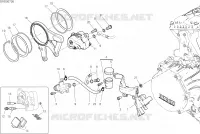 SYSTÈME DE FREIN ARRIERE pour Ducati PANIGALE V2 BULEGA 2023 WORLD CHAMPION REPLICA 2025