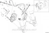 SYSTÈME DE FREIN AVANT pour Ducati PANIGALE V2 BULEGA 2023 WORLD CHAMPION REPLICA 2025