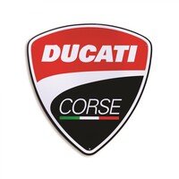 ENSEIGNE EN MÉTAL DUCATI CORSE-Ducati-Marchandising Ducati